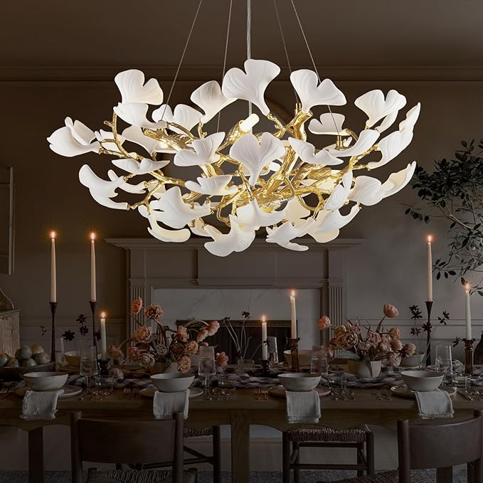 Ginkgo Round Chandelier 32'' - Image 4