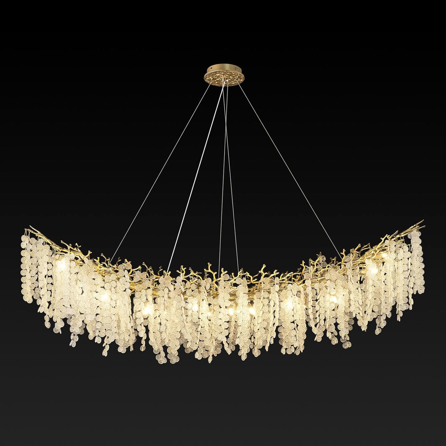 Solara Rectangular Tree Branch Chandelier 55" 72" Tree Branch - Image 24