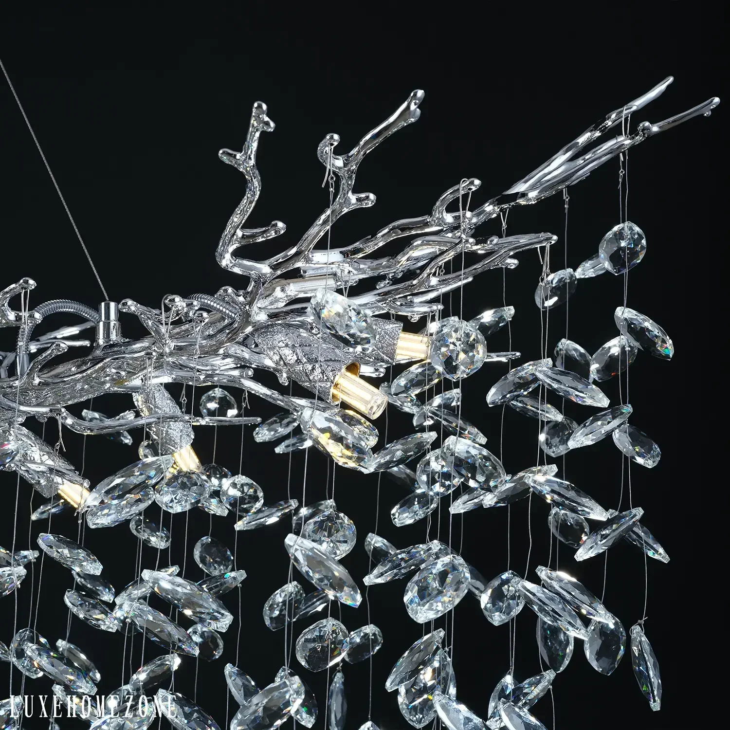 Solara Rectangular Tree Branch Chandelier 55" 72" Tree Branch - Image 31