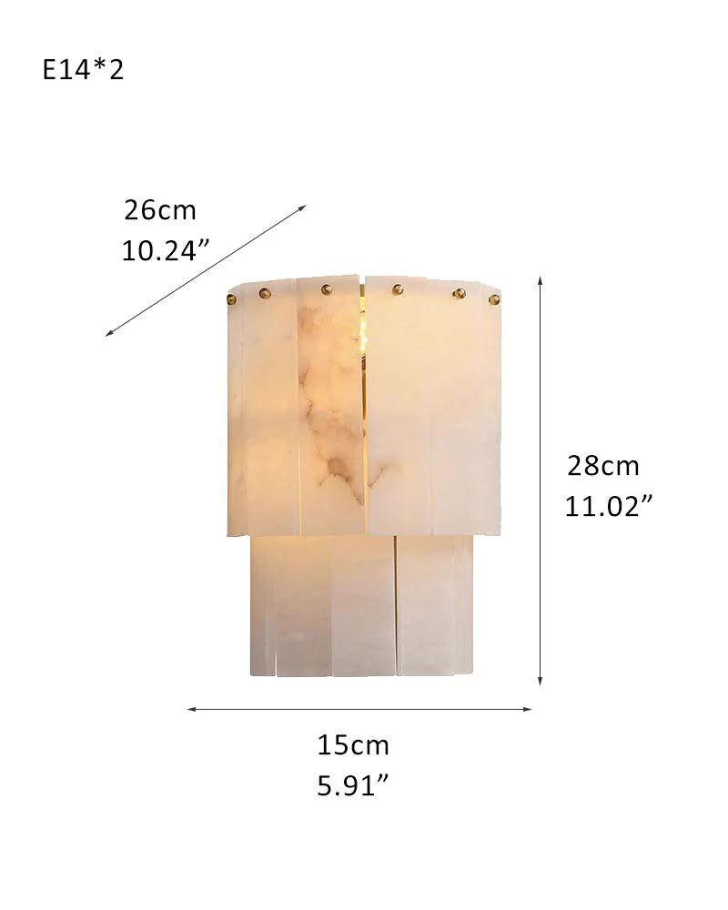 Modern White Alabaster Shade Multi-Layer Rectangle Chandelier - Image 8
