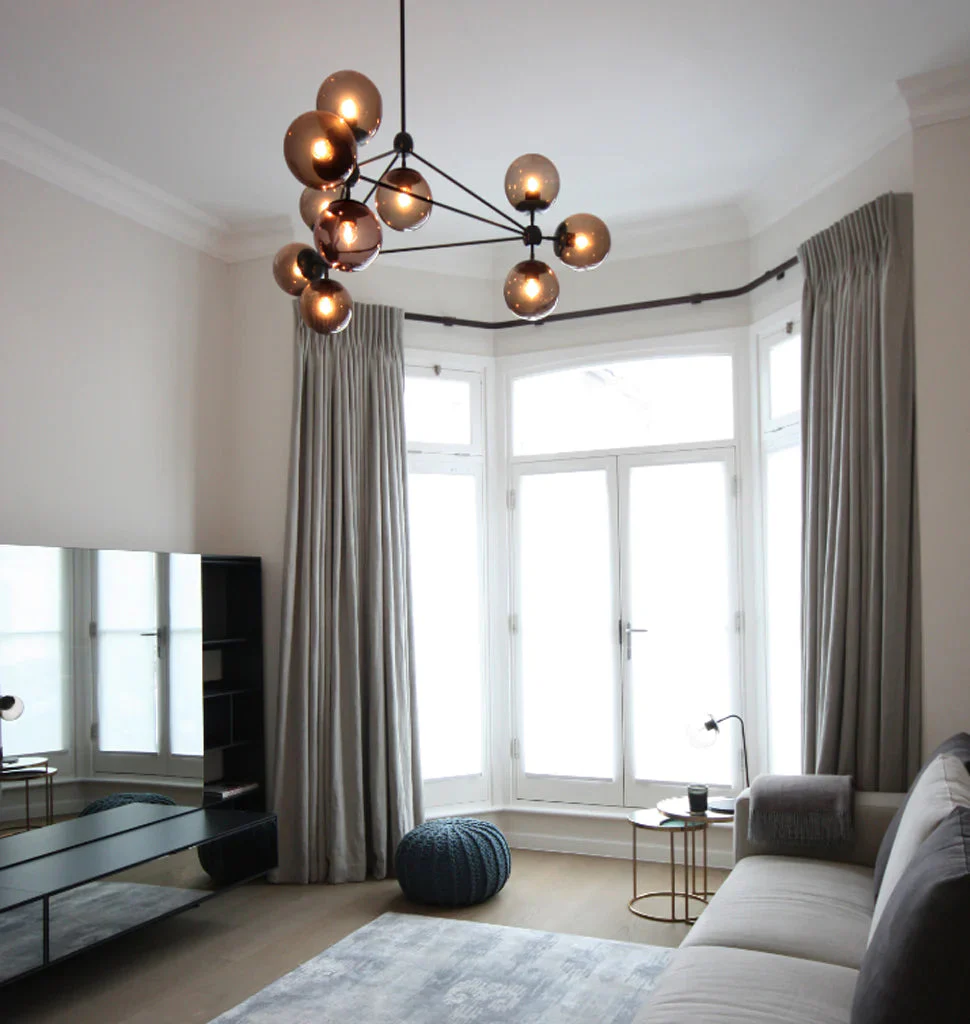 Modo Chandelier - 3 Sided, 10 Globes - Image 10