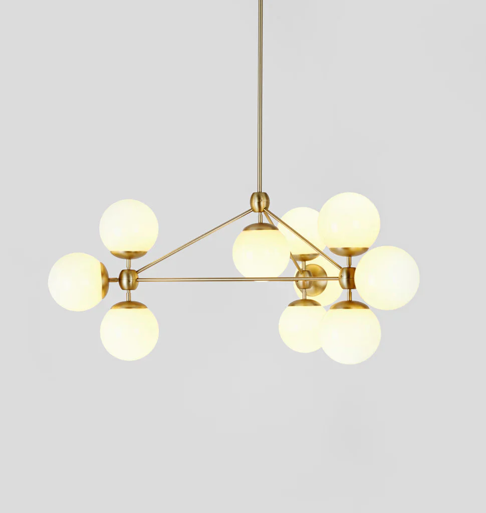 Modo Chandelier - 3 Sided, 10 Globes - Image 14