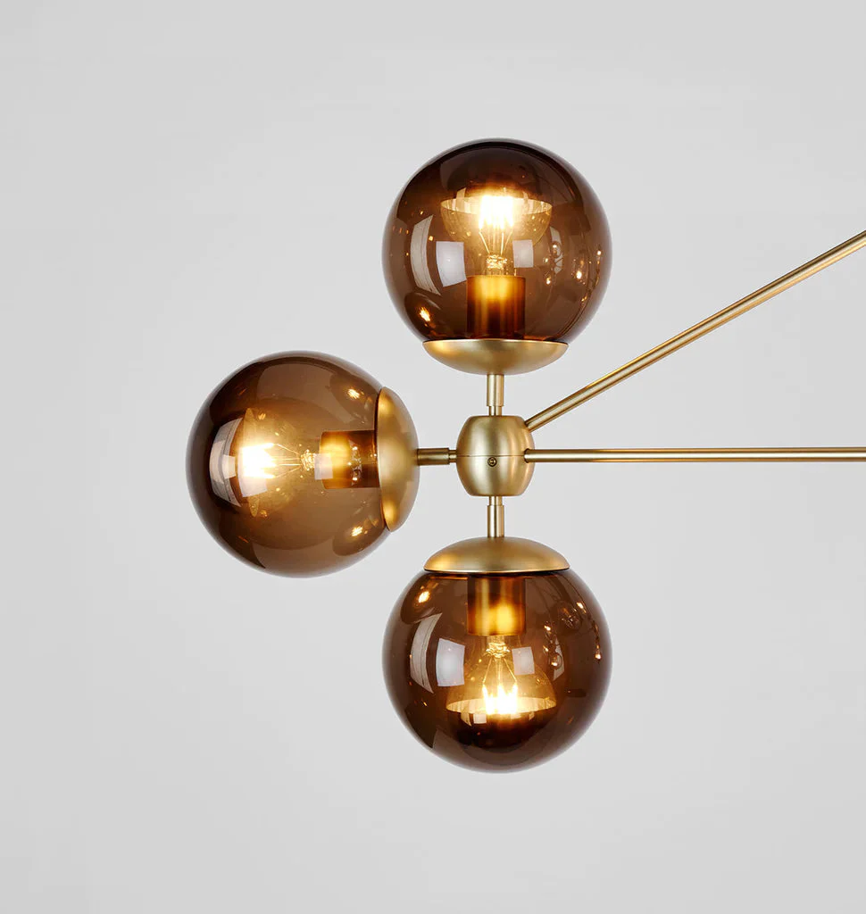 Modo Chandelier - 3 Sided, 10 Globes - Image 5