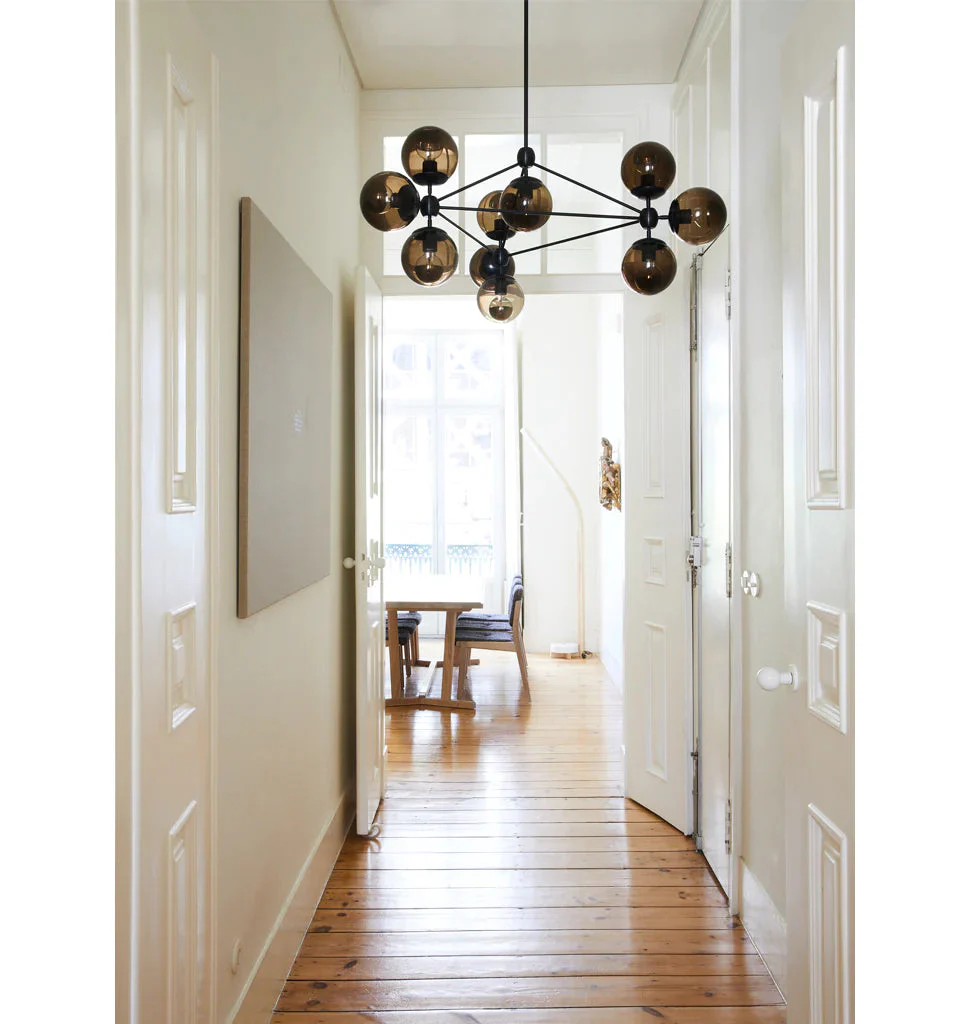 Modo Chandelier - 3 Sided, 10 Globes - Image 8