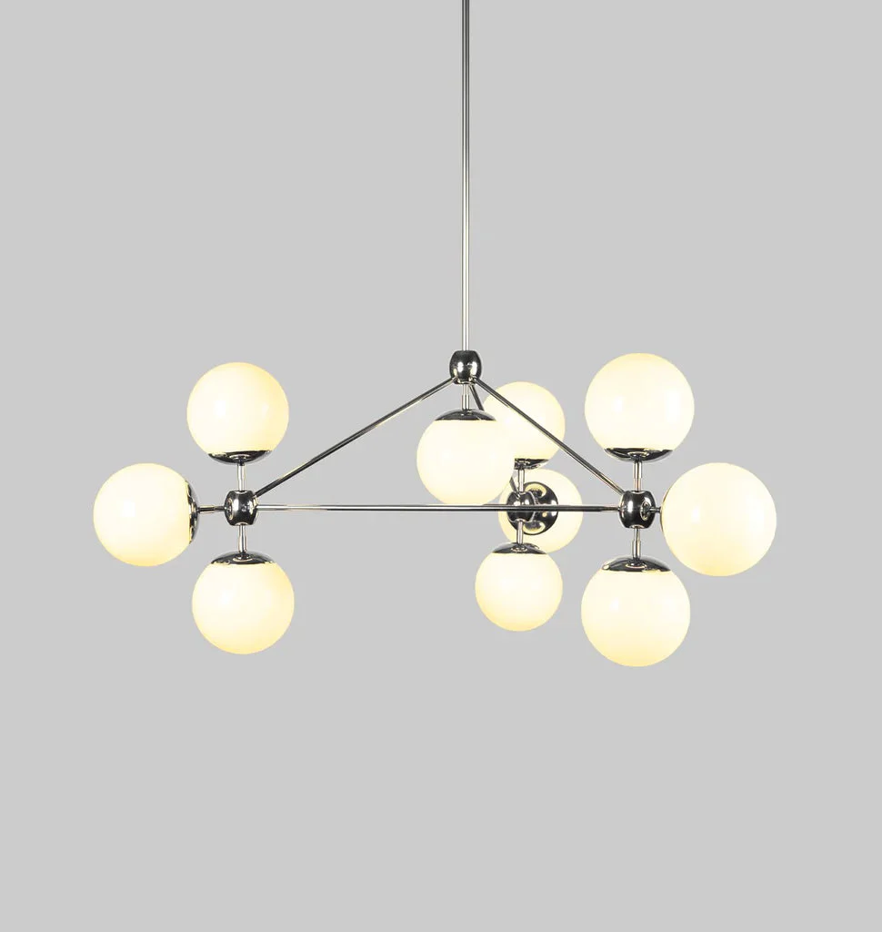 Modo Chandelier - 3 Sided, 10 Globes - Image 9