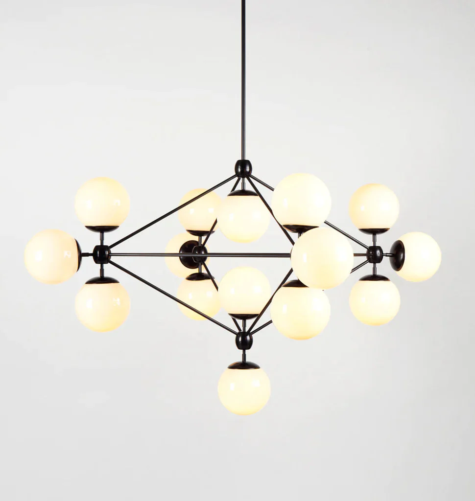 Modo Chandelier 42.1" - 4 Sided, 15 Globes - Image 10