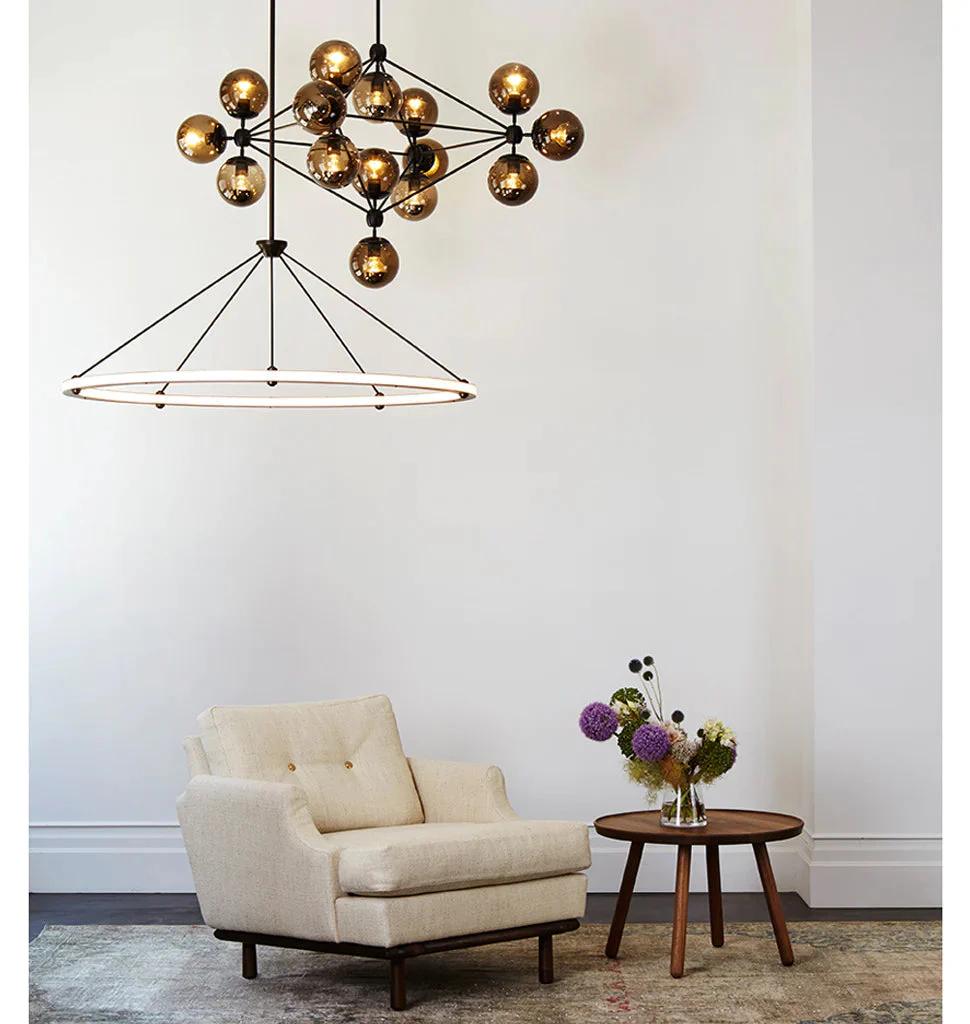 Modo Chandelier 42.1" - 4 Sided, 15 Globes - Image 11