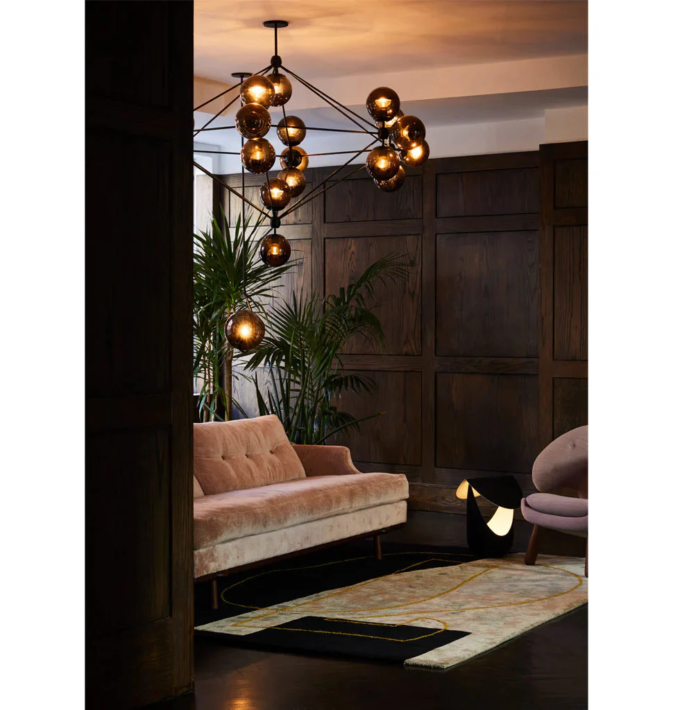 Modo Chandelier 68" - 6 Sided, 21 Globes - Image 7