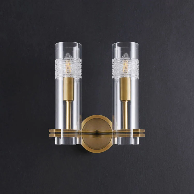 Modol Glass Tube Wall Sconce, 2-Head - Image 3
