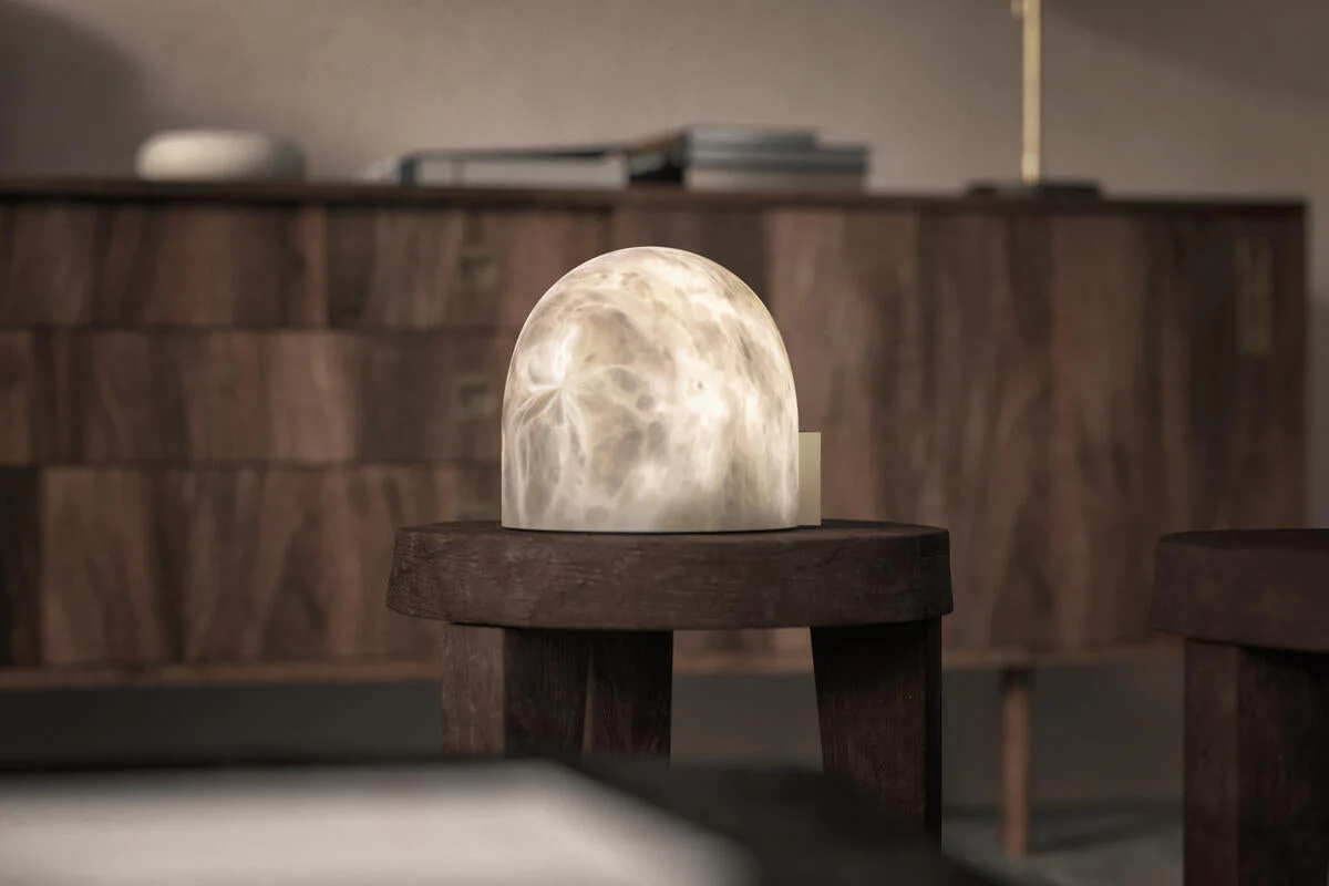 Mona Alabaster Table Lamp - Image 6