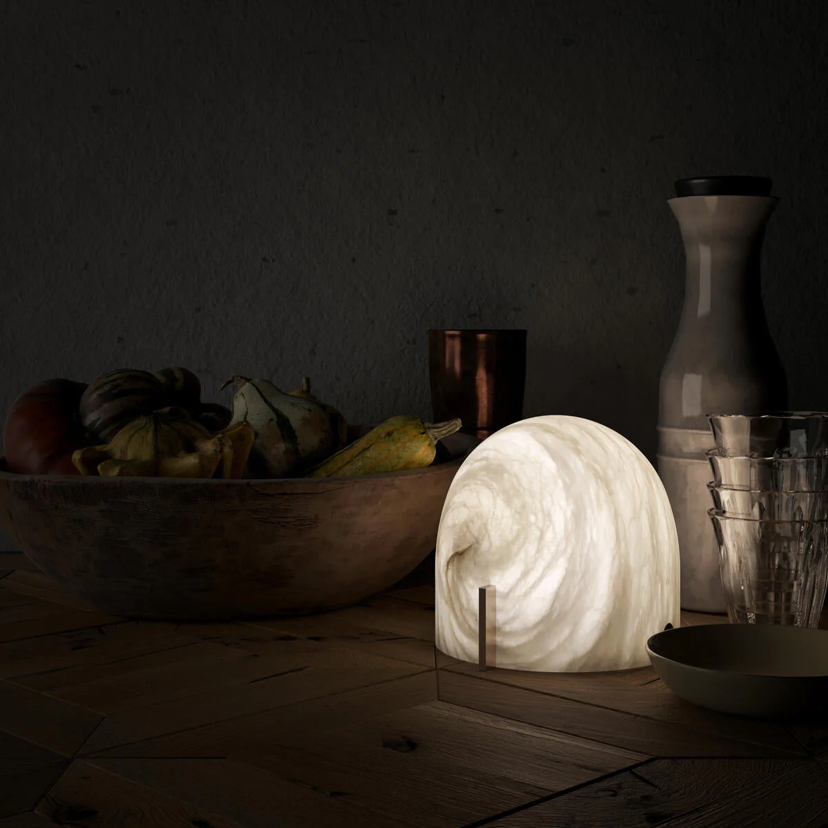 Mona Alabaster Table Lamp - Image 8