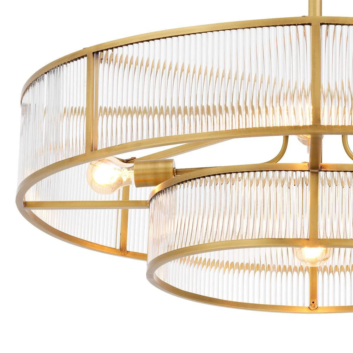 Montparnasse Modern Brass Chandelier - [Brass] - Image 3