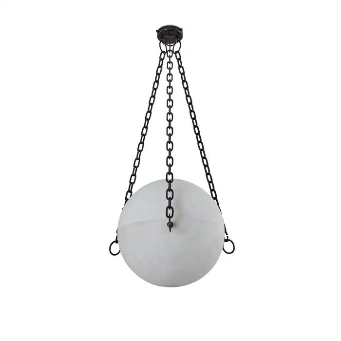 Monumental 'Zeus' Alabaster Chandelier by Denis de la Mesiere - Image 6