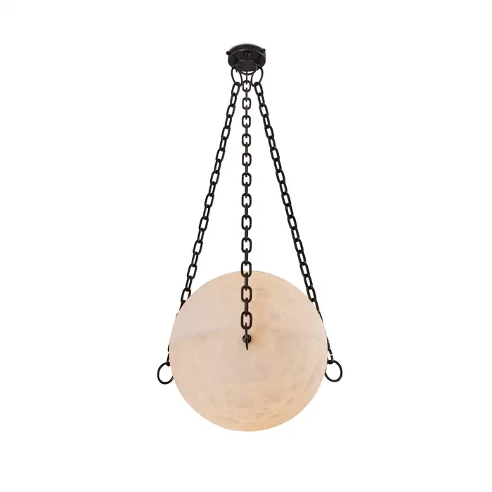 Monumental 'Zeus' Alabaster Chandelier by Denis de la Mesiere - Image 7