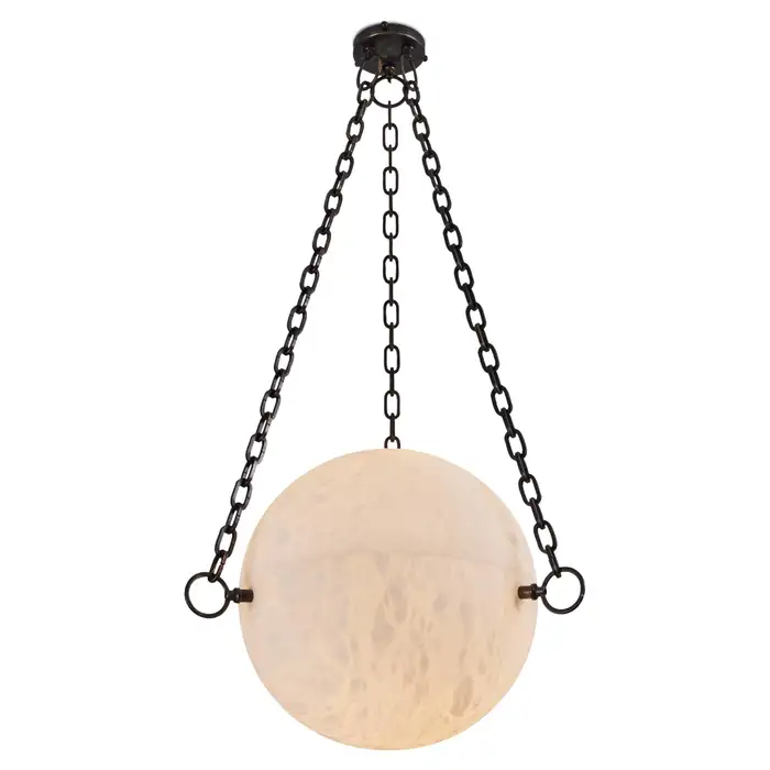 Monumental 'Zeus' Alabaster Chandelier by Denis de la Mesiere - Image 8