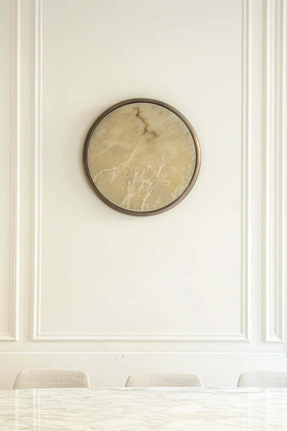 Moon alabaster wall sconce - Image 6