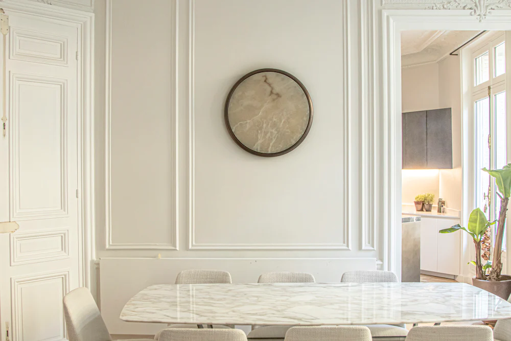 Moon alabaster wall sconce - Image 7