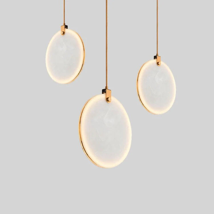 Moon Shade Lorry  Natural Marble Pendant Light - Image 11