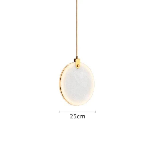 Moon Shade Lorry  Natural Marble Pendant Light - Image 13