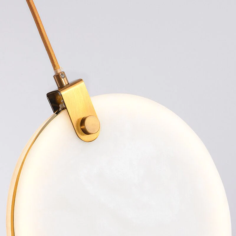 Moon Shade Lorry  Natural Marble Pendant Light - Image 2