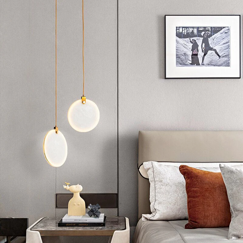 Moon Shade Lorry  Natural Marble Pendant Light - Image 8