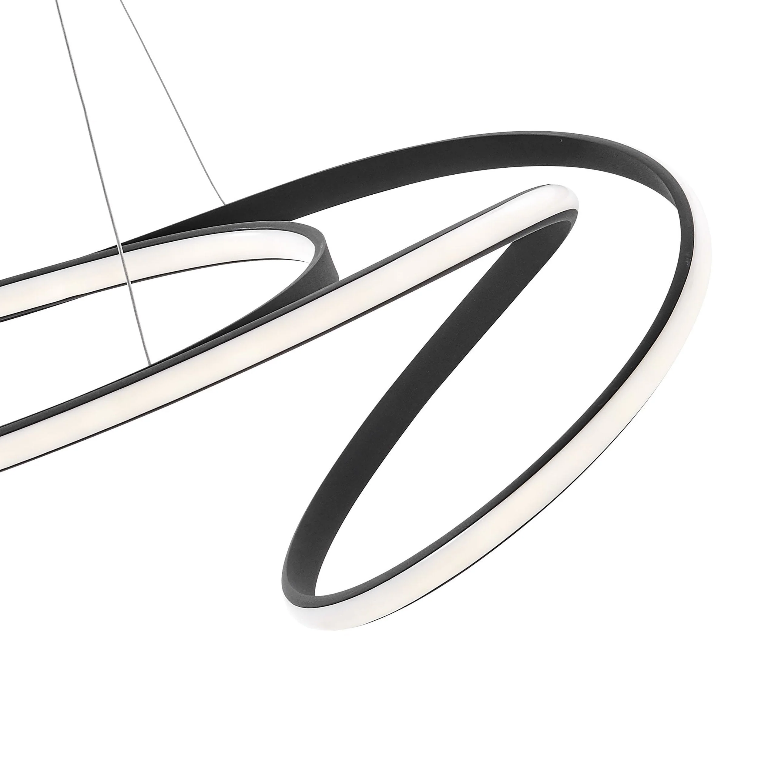 Moscow LED Chandelier // Black - Image 4