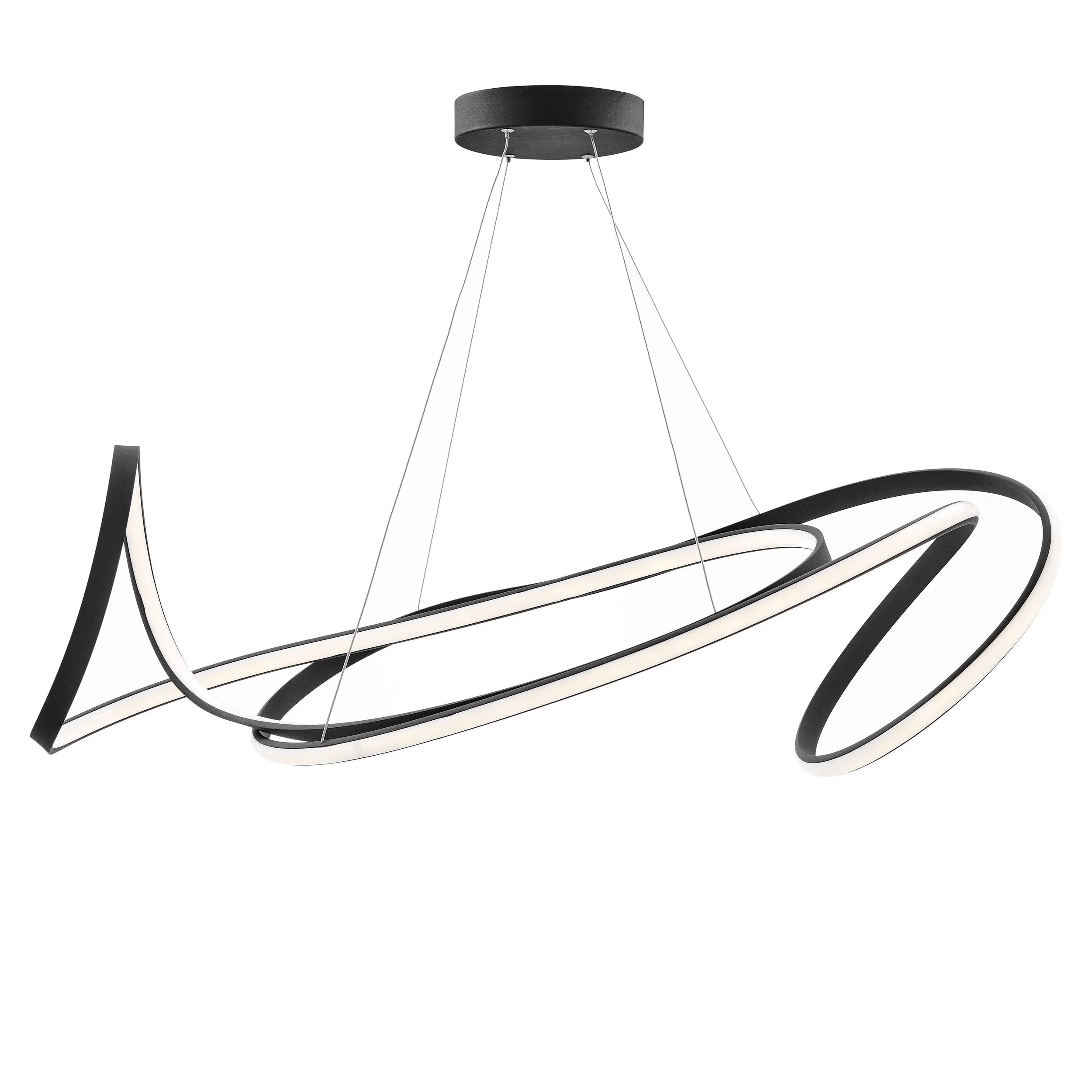 Moscow LED Chandelier // Black - Image 6