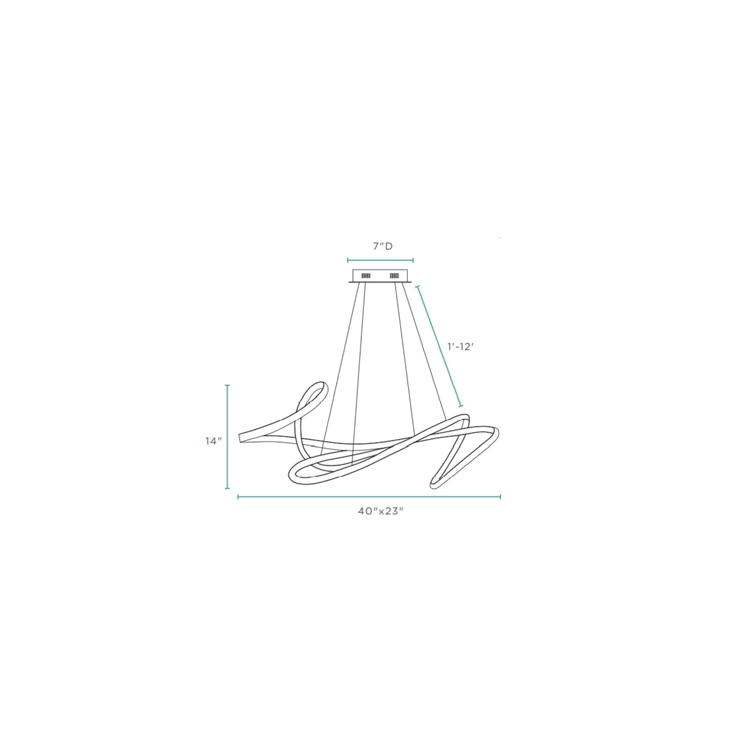 Moscow LED Chandelier // Chrome - Image 5