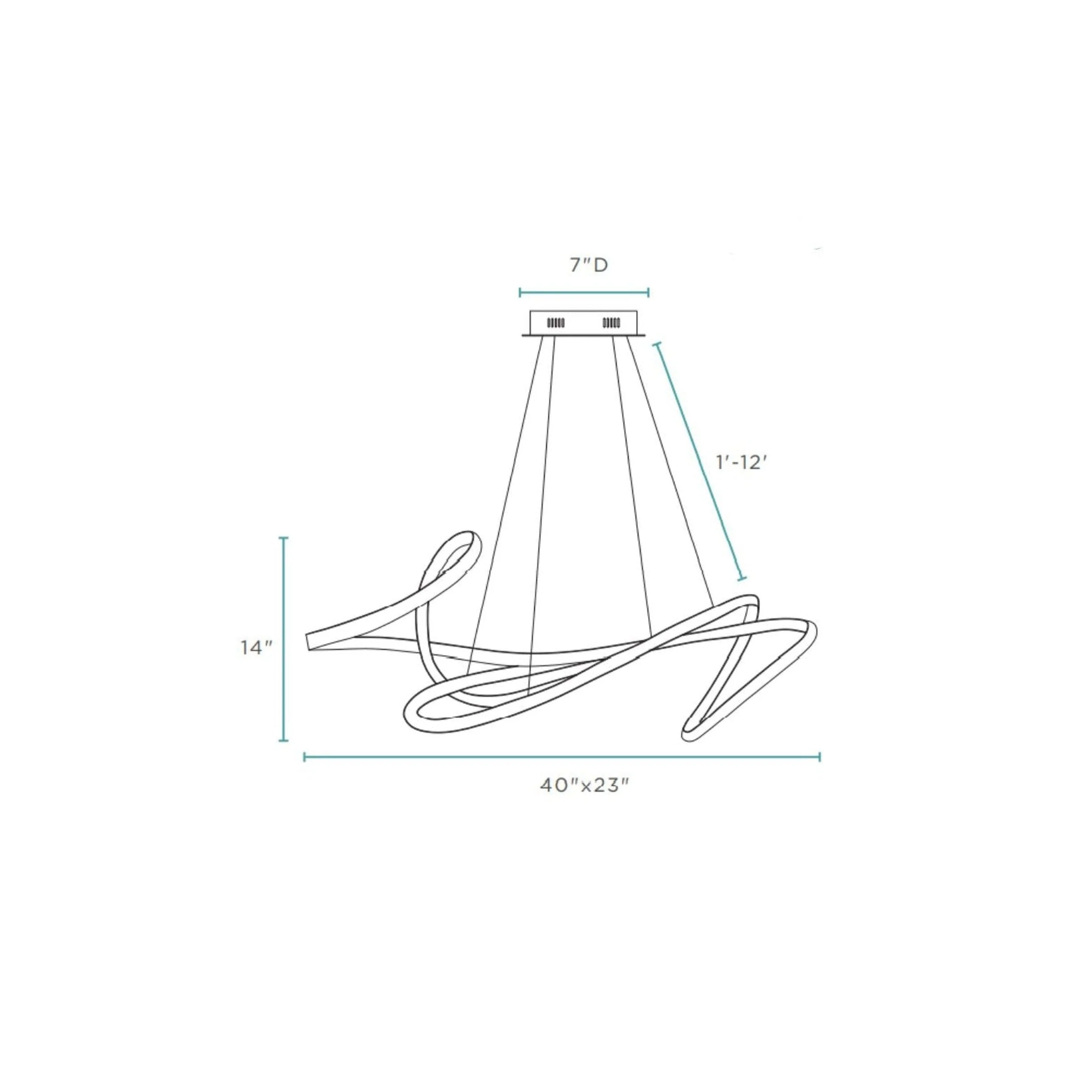 Moscow LED Chandelier // White - Image 6