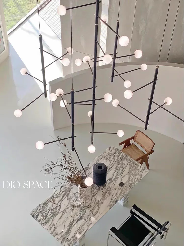 Modern Multi-Arm Opal Chandelier by Aurorae Lighting - Image 26