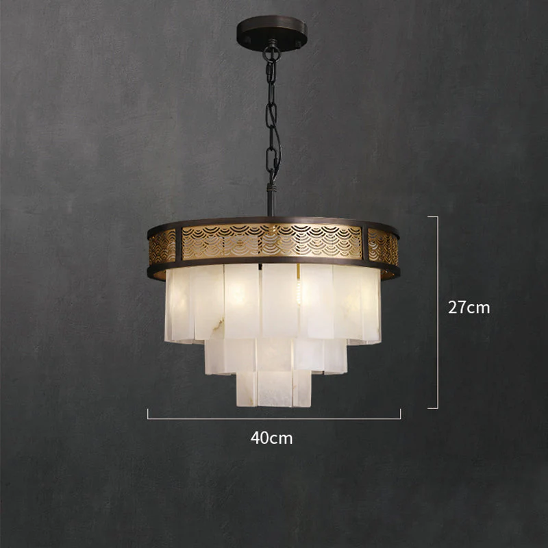 Marble Lorry Multi-layer Classic Chandelier - Image 3