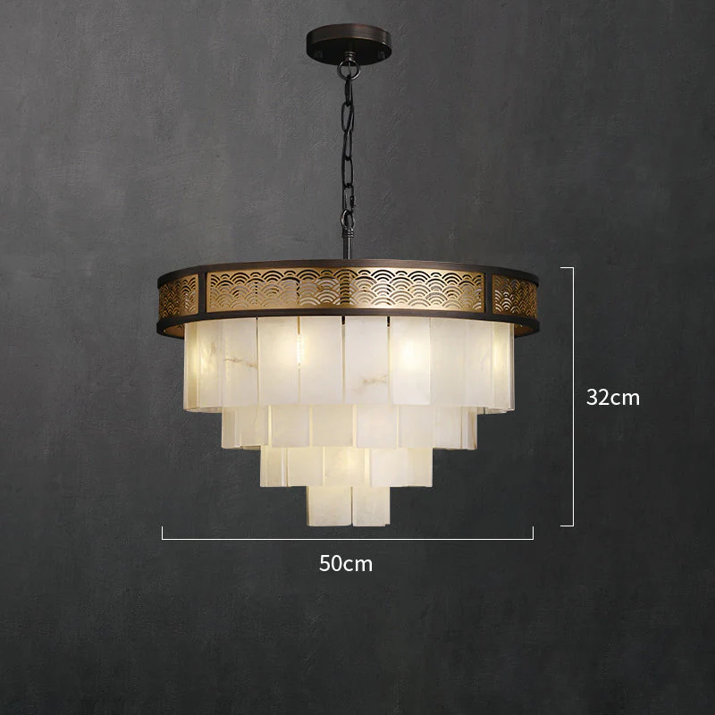 Marble Lorry Multi-layer Classic Chandelier - Image 4