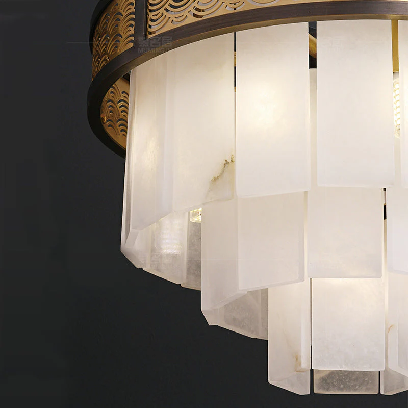 Marble Lorry Multi-layer Classic Chandelier - Image 5