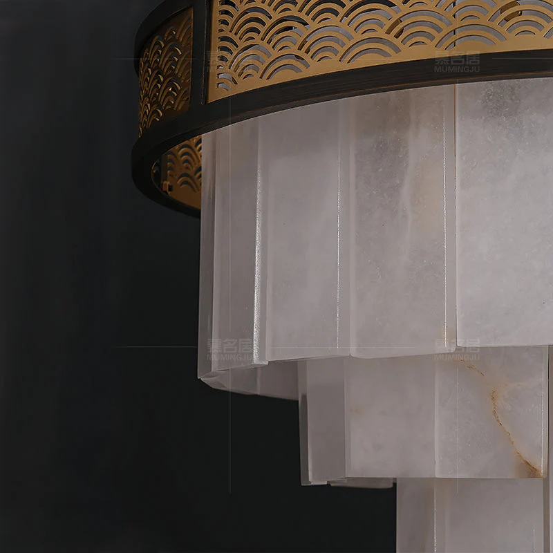 Marble Lorry Multi-layer Classic Chandelier - Image 6