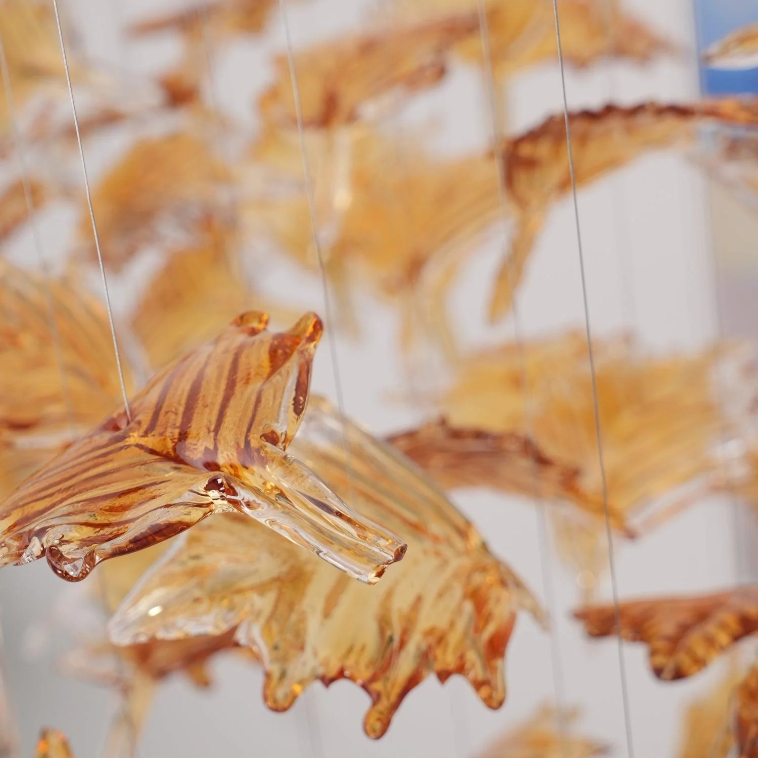 Multicolor Crystal Maple Leaf Chandelier - Image 48