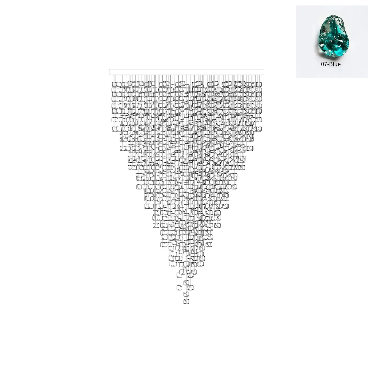 Crystal Stone Chandelier - Image 100