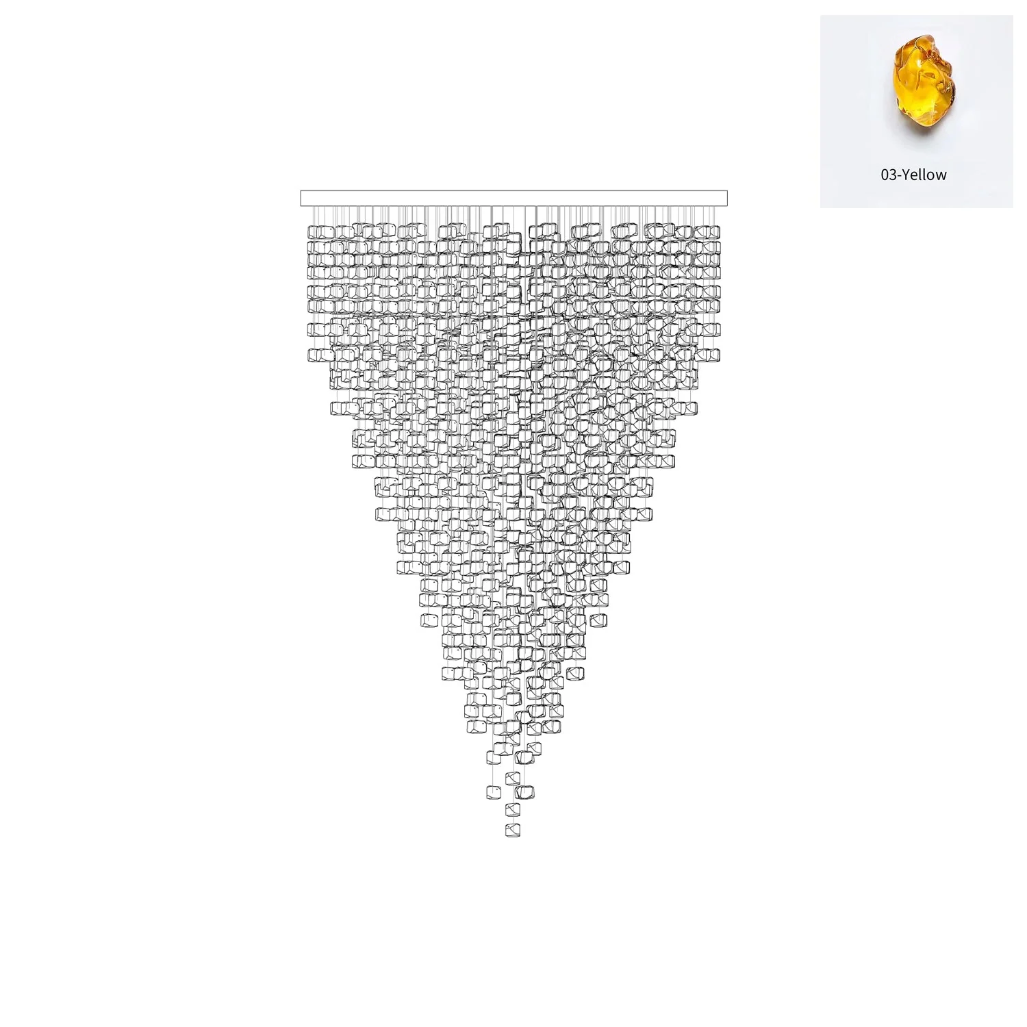 Crystal Stone Chandelier - Image 61