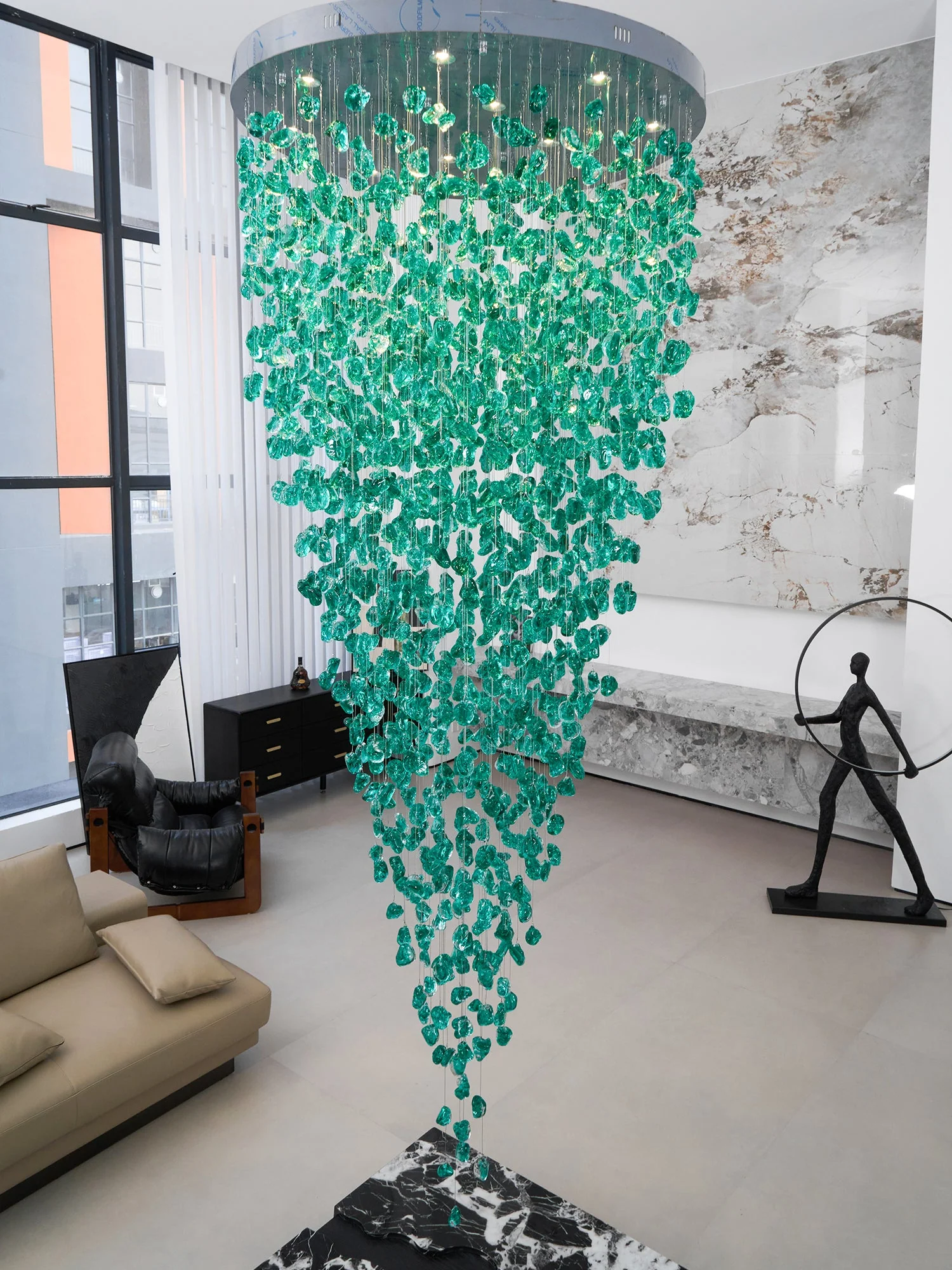 Crystal Stone Chandelier - Image 7