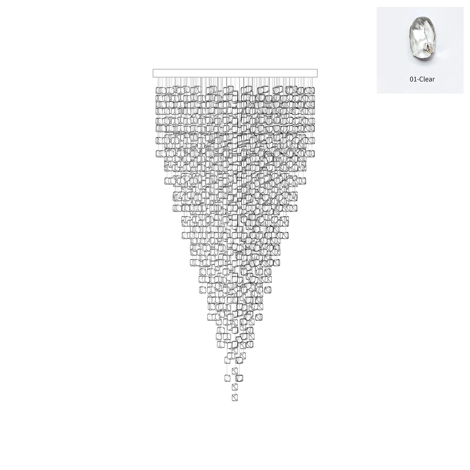 Crystal Stone Chandelier - Image 70