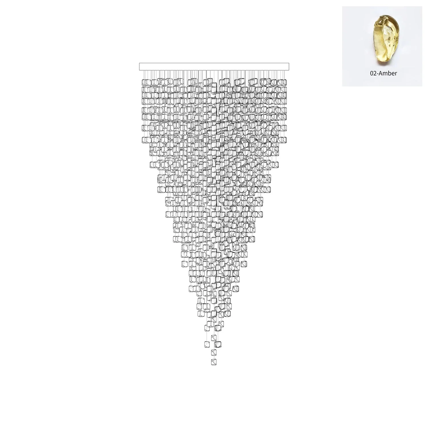 Crystal Stone Chandelier - Image 71