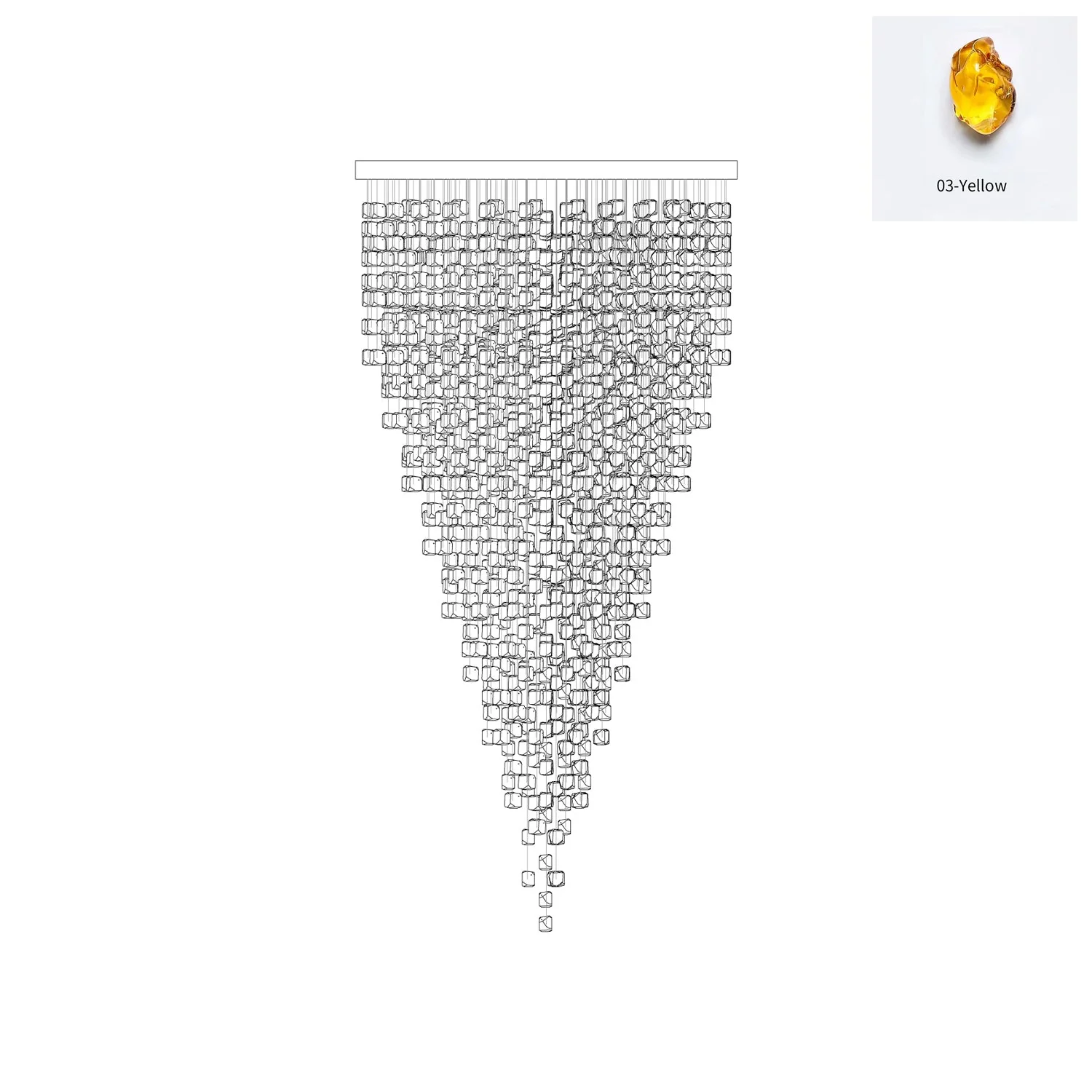 Crystal Stone Chandelier - Image 72