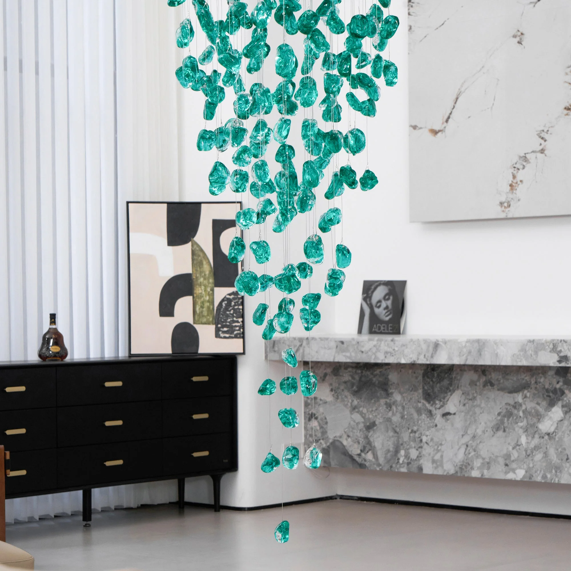 Crystal Stone Chandelier - Image 81