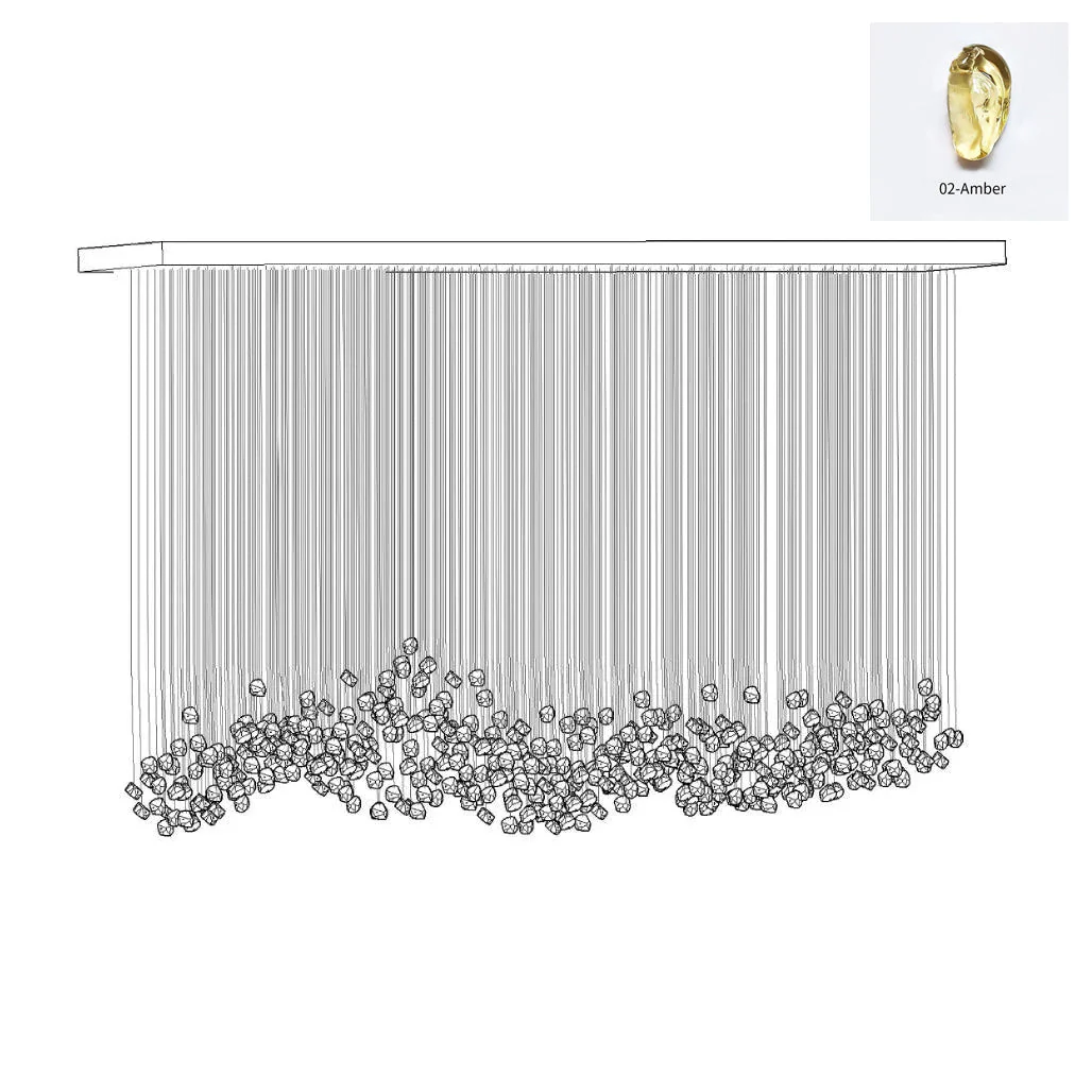 Crystal Stone Chandelier - Image 90