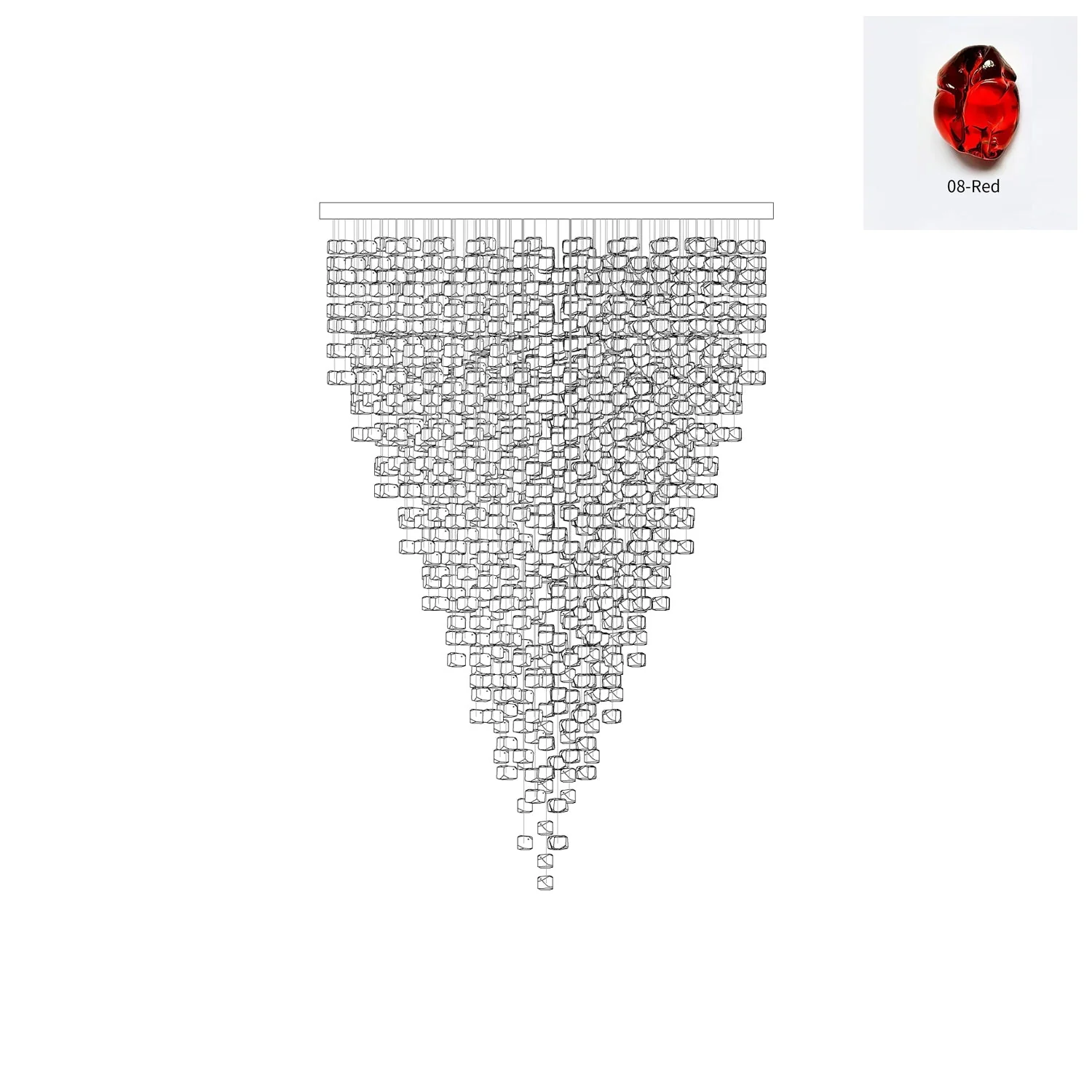 Crystal Stone Chandelier - Image 98