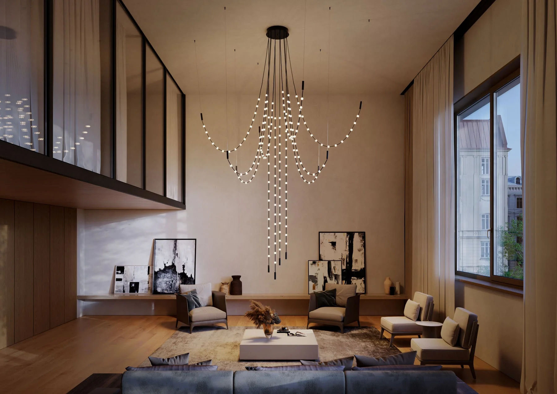 Multidot Customize Chandelier - Image 11