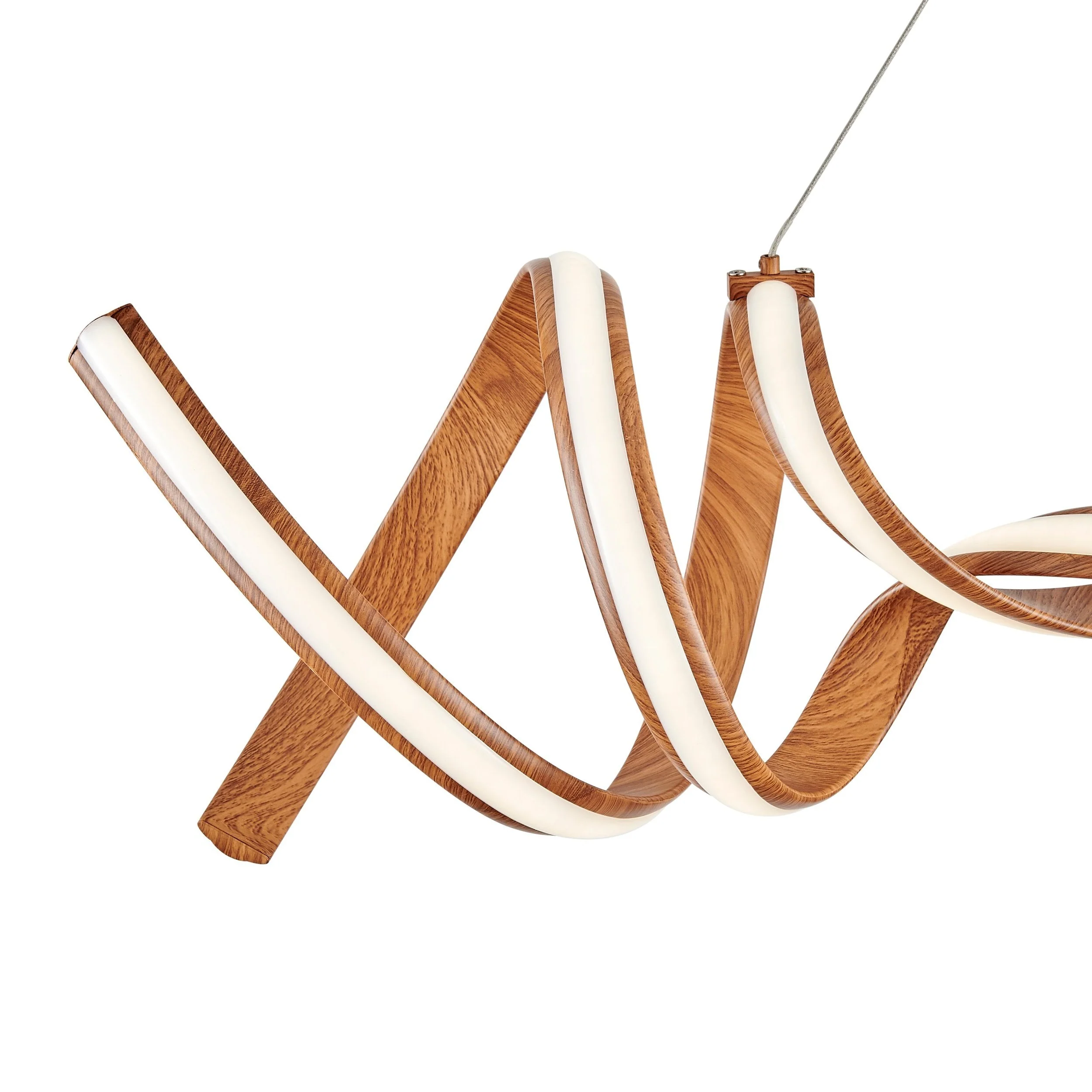 Munich LED Horizontal Chandelier // Wood - Image 3