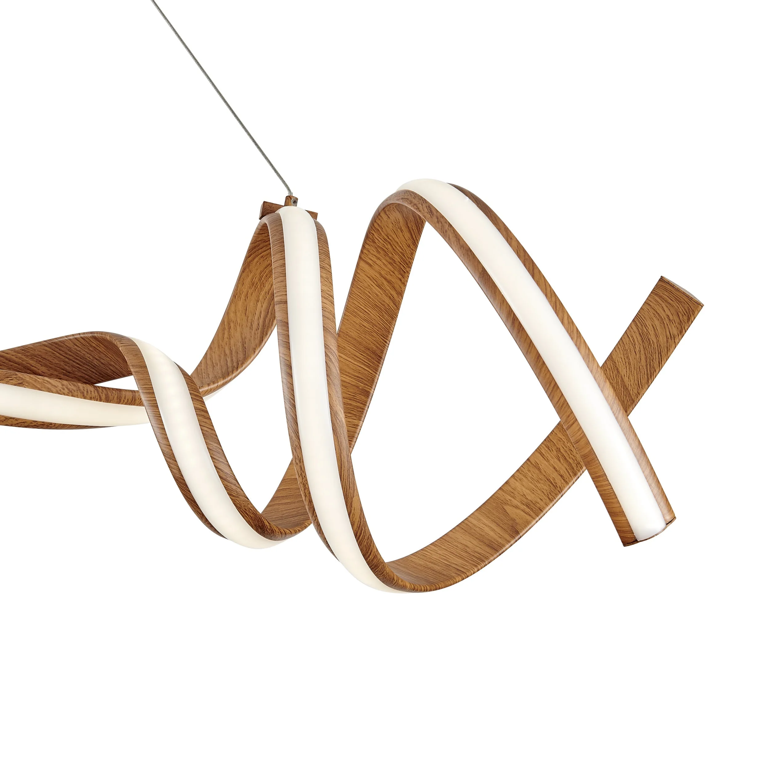 Munich LED Horizontal Chandelier // Wood - Image 4