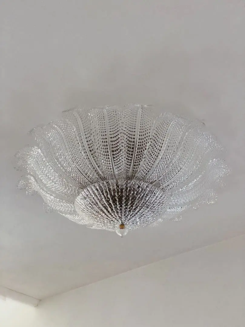 Murano Ceiling Lamp – Barovier – Transparent - Image 2