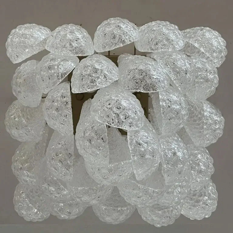 Murano Ceiling lamp – Drop – 32 glasses – Transparent - Image 5