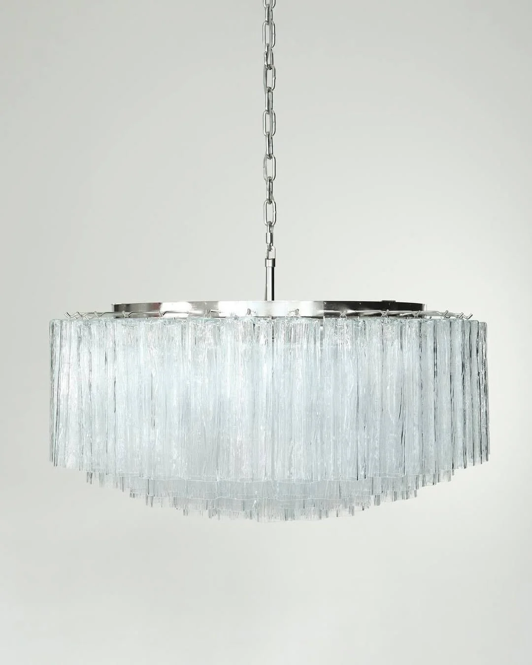 Murano Chandelier – 101 Tuber – Textured – Transparent - Image 13